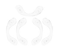 GETAJGHSD 5pcs Large U-shaped Non-slip Glasses Nose Pads with Screw Lock, Comfortable Eyeglass Nose Cushions for Adults, Universal Fit Glasses Accessories