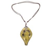 GETAJGHSD 6-hole Ocarina for Beginners, Portable Leaf-shaped Wind Instrument with Kiln-glazed Color, Suitable for Children’s Practice and Entry-level Performance