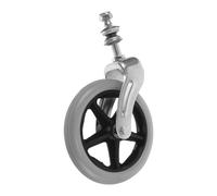 GETAJGHSD 6 Inch Wheelchair Front Wheel Caster Assembly with Carbon Steel Fork and Rubber Punctureproof Wheels, Quick Release Mechanism for Seniors, Suitable for Walkers in Care Centers