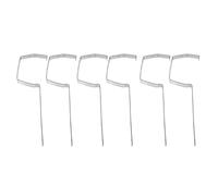 GETAJGHSD 6 Pcs Metal Gutter Roof Brackets Heavy Duty Iron Rain Gutter Accessories for Seamless Water Flow and Sturdy Drainage