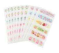 GETAJGHSD 60pcs Assorted Colour Waterproof Breathable Pe Bandages for Wounds Protecting Wounds and Gentle on Skin First Aid Supplies