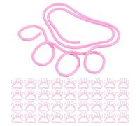 GETAJGHSD 60pcs Cute Paw Print Paper Clips Metal Binder Clips for Office Supplies Student Document Sorting Organizer Bookmark Animal School Stationery