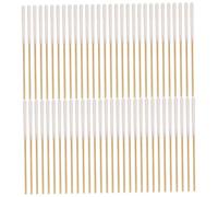GETAJGHSD 60pcs Long Cotton Swab Sticks Thick Cotton Buds Makeup Accessory for Precise Detailing Eyelash Extension and Removal Household Cleaning