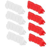 GETAJGHSD 60pcs Racing Track Road Barriers and Mini Traffic Fences Playset for Rc Car Drift Racing, 3d Miniature Landscape Traffic Sign Toy Accessories for Boys and Girls and Hobbyists