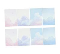 GETAJGHSD 64pcs Elegant Cloud-Themed Letter Papers Lined Writing Stationery for Handwriting Cute and Pretty Note Paper for Festivals and Daily Correspondence