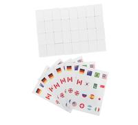 GETAJGHSD 65pcs National Flag Mahjong International Flag Table Runner Mexican Dominoes Train Game Mexican Train Game Triangle Game Online Games Online Games Domino Train for Tile Game