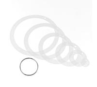 GETAJGHSD 6pcs Acrylic Templates for Sewing Precise Measurement Design and Ergonomic Edge, Round Quilting Template Sets for DIY Projects and Crafts, Suitable for Beginner Quilters