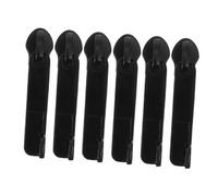 GETAJGHSD 6pcs Black Universal Zipper Slider Replacement Kit Heavy Duty Nylon Zipper Pulls for Luggage Suitcases Dual-Layer Explosion-Proof Flat Head, Compatible for Travel and Repair