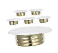 GETAJGHSD 6pcs Fire Sprinkler Head Covers Iron Ceiling Plate Concealed Fire Sprinkler Protection for Home Office Factory Durable Sturdy Iron Material