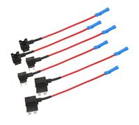 GETAJGHSD 6pcs Fuse Box Insert Automotive Heavy Duty Wire Fuse Holder in Line for Car Protective Cover