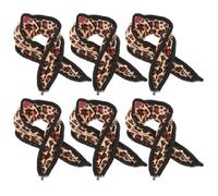 GETAJGHSD 6pcs Hair Sponge Roller Hair Styling Tool Leopard Print Natural Waves Time-saving Sleep Use for Women