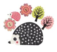 GETAJGHSD 6Pcs Magnetic Needle Minders for DIY Sewing Crafts, Vintage Cross Stitch Pin Holder Strong Magnet, Simple Pin Minder Set for Embroidery and Needlework Organizer Random Random Color