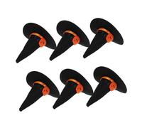 GETAJGHSD 6pcs Mini Felt Witch Hats Halloween for Wine Bottle Toppers Versatile Miniature Wizard Party Decorations Whimsical Touch for Home and Office