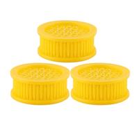 GETAJGHSD 6pcs Rearing Cellcageset Beekeeper Cage Beekeeping Plastic Yellow 1.85x1.85x0.63in Easy to Clean Storage The Bees Tool for Beekeepers