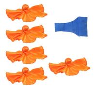 GETAJGHSD 6pcs Referee Props Penalty Flag and Fabric Bean Bags Set for Football Referee Accessories Portable Oxford Cloth Material with Steel Frame in School Pe Classes and Amateur Teams