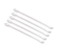 GETAJGHSD 6pcs Stainless Steel Micro Laboratory Spoons Reagent Sampling Medicine Spoons Double-Ended Design Comfortable Operation Silver Colour for Laboratory Use