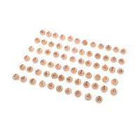 GETAJGHSD 75pcs Solid Wood Lottery Ball Raffle Lottery Balls Replacement Colorful Beige