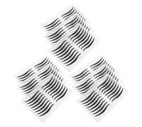 GETAJGHSD 80 Pairs Reusable Black Plastic Eyeliner Stickers for Instant Application with Rich Colour, for Evening Party or Stage Performance Eye Makeup Accessories