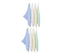 GETAJGHSD 8pcs Baby Cotton Washcloths and Handkerchiefs for Newborns 28x28cm Multi-Color Face Towels Soft Bathroom Towels for Infant Bath and Daily Use