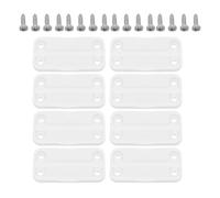 GETAJGHSD 8pcs Cooler Hinge Replacement Kit Plastic Hinges with Screws for Outdoor Camping Cooling Chest Repair Parts