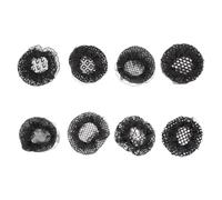 GETAJGHSD 8pcs Elastic Hair Nets for Women Reusable Hair Bun Holding Nets with Breathable Gauze Fabric and Elastic Band Design for Occasion Random Style