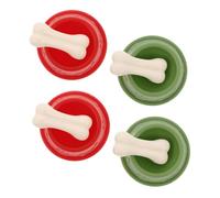 GETAJGHSD 8pcs Miniature Dog Bowl and for Dollhouse Realistic Pet Food and Water Bowls for Dogs and Cats Accessory for Boys and Girls Playtime