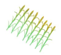 GETAJGHSD 8pcs Miniature Wheat Stalks Plastic Model Scenery Plants Tufts for Architectural Model Plants and Farm Diorama Accessories with Realistic Detailing for School Project