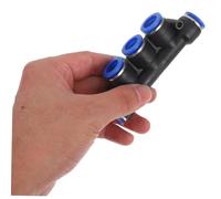 GETAJGHSD 8pcs Plastic Pneumatic Push to Connect Air Hose Quick Connectors Lightweight Durable Tube Fittings for Automotive Food Processing Pharmaceutical and Electronic Industry
