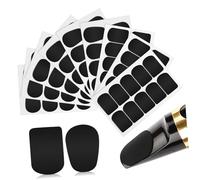 GETAJGHSD 94Pcs Saxophone Clarinet Mouthpiece Cushion Pads Food-grade Thick Soft Patch for Soprano Alto Tenor Sax Clarinet with Strong Adhesive Non-slip Comfort for Practice and Performance