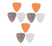GETAJGHSD 9pcs Felt Ukulele Picks Soft Plectrums for Beginners and Pros Noise Reducing Lightweight Guitar Practice Accessories Portable Felt Thumb Picks with Secure Grip for Enhanced Sound
