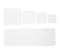 GETAJGHSD Acrylic Stamp Blocks Stamp Block Accessories 5pcs with Smooth Edges for Crafts and Scrapbooking Suitable for DIY and Wide Range of Applications