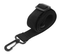 GETAJGHSD Adjustable 1. Black Shoulder Strap for Poster Tube Bag, 30mm Wide Crossbody Carrying Belt with Hook Clip for Portable Duffle Bag and Document Storage Cases
