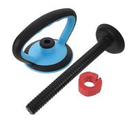 GETAJGHSD Adjustable Kettlebell Handle Attachment with Secure Grip for Weight Plates, Blue Pp and Tpr Material, Space Saving Design for Home Gym and Office Strength Training