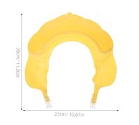 GETAJGHSD Adjustable Shampoo Hat Crown Shape Bathing Cap for Ear Protection Lightweight Bath Supplies Portable for Boys