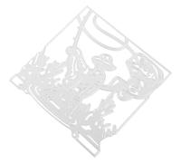 GETAJGHSD Angling Shaped Cutting Dies 3D Silver Carbon Steel DIY Cutting Die with Plentiful Styles to Develop Practical Ability and Intelligence for Birthday Album Crafts