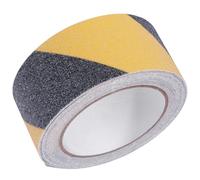 GETAJGHSD Anti-Slip Stair Treads Tape 10Cm X 5M Self-Adhesive Non-Slip Floor Safety Tape for Bathroom and Steps Black Yellow Reflective Anti-Skid Grip Sticker