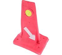 GETAJGHSD Automobile Diverter Sign Parking Cone Eva Material Reusable Educational Road Traffic Safety Facilities Brightly Colored Red Vehicle Yard Road