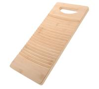 GETAJGHSD Bamboo Hand Wash Board Laundry Cleaning Board with Ergonomic Handheld Design Anti-slip Sturdy Washboard for Towels and Scarves Home Laundry