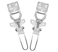 GETAJGHSD Beehive Locker Buckle and Connector Latch 2Pcs Silver Galvanized Steel with Quick Installation for Beekeeping and Hive Management