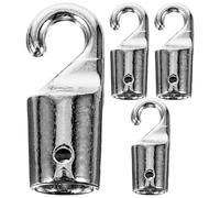 GETAJGHSD Blind Wand Hook Replacement 4Pcs Metal Vertical Blind Rod Hook Spare Parts for Curtain Pulling Sticks