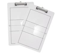 GETAJGHSD Boards Pvc Sessions and Volleyball Training Boards for Portable Match 2pcs Coaching Erasable Clipboard with Real-time Adjustments Coaches