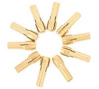 GETAJGHSD Brass Collet Chuck Set for Rotary Tools 10Pcs 0.5-4.3Mm Shank Diameter Easy Accessory Replacement for Mini Drill and Craft Projects