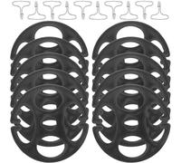 GETAJGHSD Car Seat Cover Holder Clips 10Pcs Metal Hooks with Plastic Hinges for Back Protective Pad Fixing in Automotive Interiors