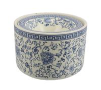 GETAJGHSD Ceramic Ashtray Retro Chinese Style Windproof Ash Holder Vintage Desktop Ashtray for Indoor or Outdoor Use Patio Home Office Decoration