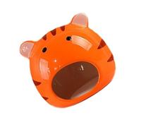 GETAJGHSD Ceramic Chinchilla House and Little Squirrel Hideout with Cartoon Shape, Comfortable and Easy to Wash Hamster Hideaway for Home Decoration in Orange
