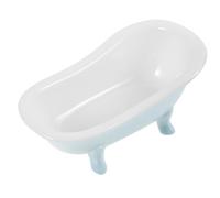 GETAJGHSD Ceramic Hamster Bathtub for Small Pets Smooth Surface and Reusable Design, for Putting the Pet Cage, Sturdy Small Animal Bathing Accessory