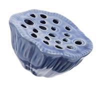 GETAJGHSD Ceramic Lotus Pod Shape Vase with Versatile Functionality for Flower Arranging, Minimalist Elegant Design with Intricate Details, for Home and Office Table Decorations