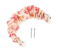 GETAJGHSD Chic Leopard Print Scrunchie Watch Strap Compatible with Samsung Watch Active Soft Comfortable Smartwatch Band for Women and Men Stylish Replacement Accessory