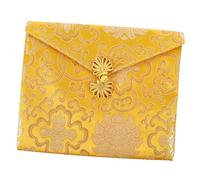 GETAJGHSD Chinese Style Scripture Storage Bag Elegant Decorative Pouch for Buddhist Texts Lightweight Cloth Envelop with Festive Embroidery Compact and Soft with Sponge Protection for Sacred