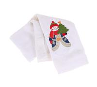 GETAJGHSD Christmas Embroidered Face Towel with Snowman Pattern, Cotton Facial Towel for Clean Skin, Creative and Attractive Design for Home Holiday Use